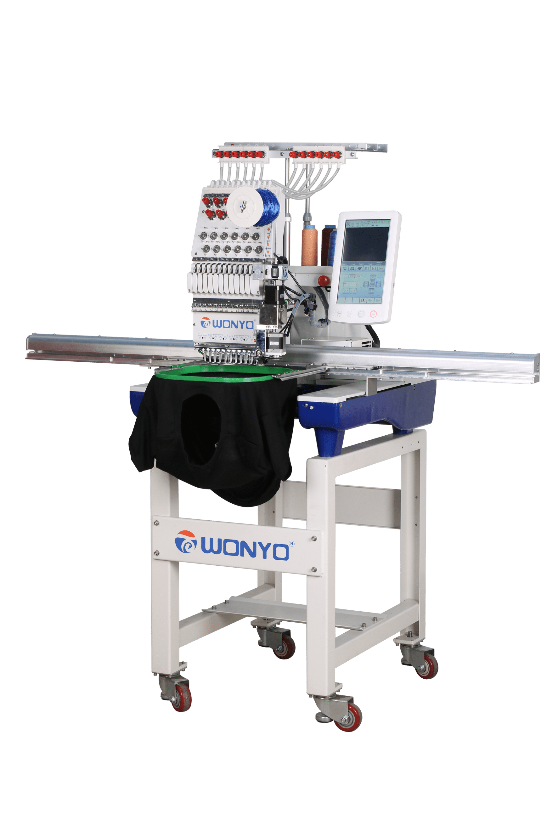 ماكينة وونيو تطريز عن طريق الكمبيوتر رأس واحد مساحة 1200*360 ، 12 ابر