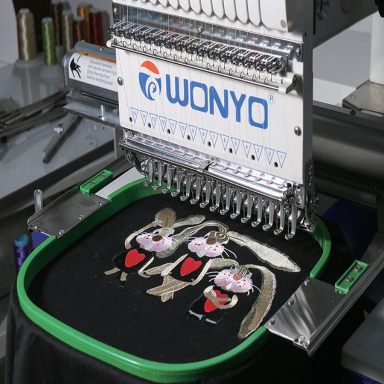 ماكينة وونيو تطريز عن طريق الكمبيوتر رأس واحد مساحة *600*400 ، 9 ابر